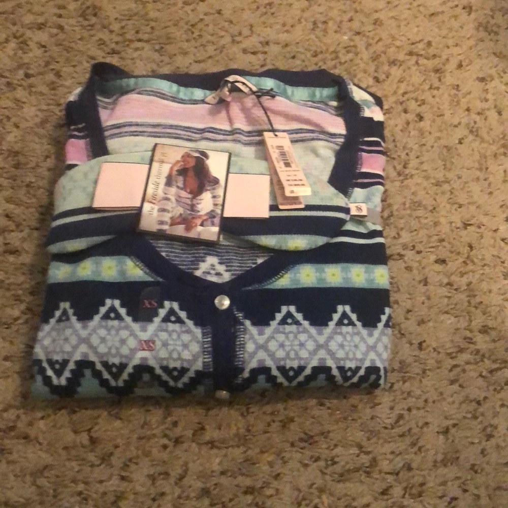 Brand new pajamas with eye mask